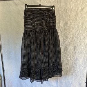 Strapless, Polka Dot Dress